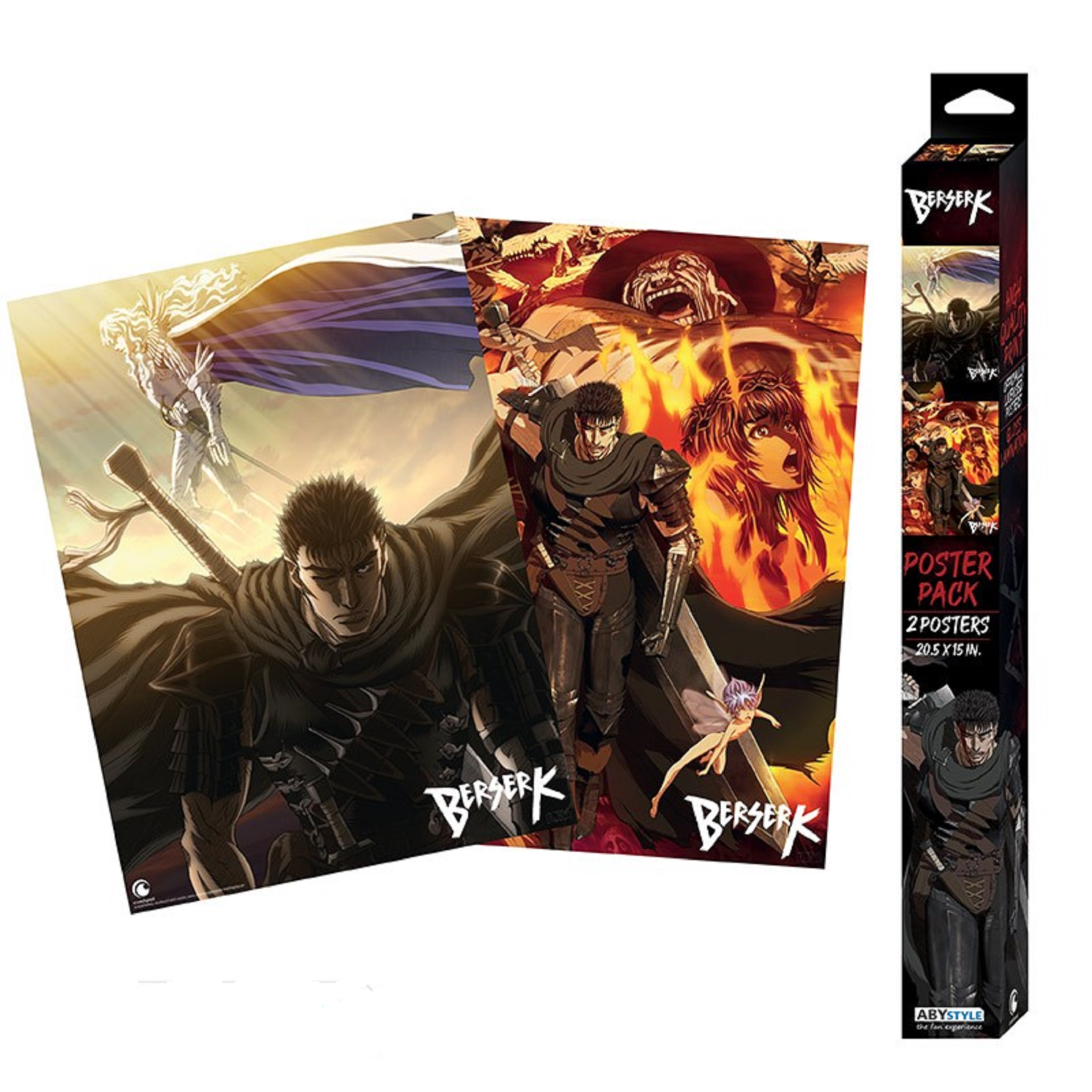 Set 2 postere - Berserk, 52 X 38 cm | AbyStyle