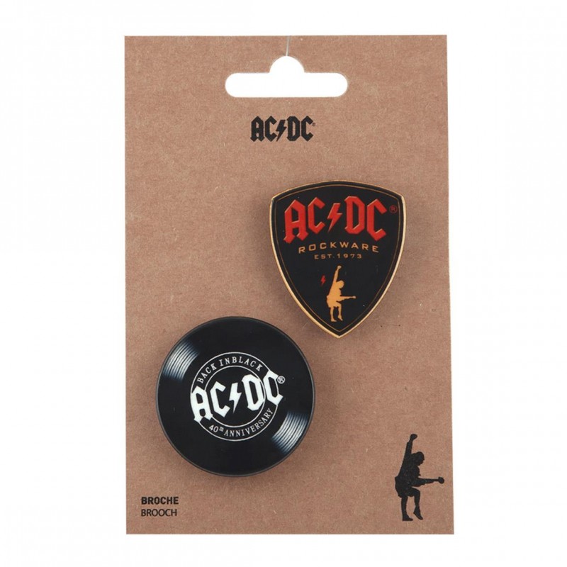  Set 2 insigne - AC/DC | Cerda 