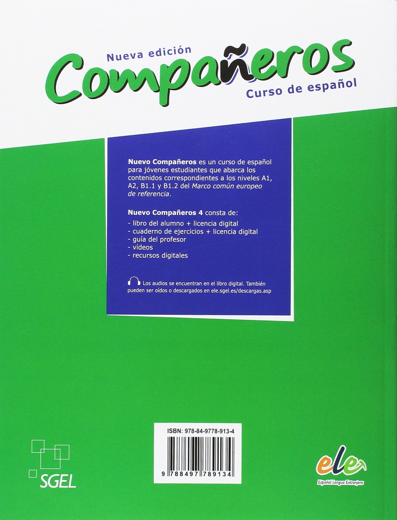 Companeros 4: Libro del alumno - Curso de espanol B1.2 | Francisca Castro, Ignacio Rodero, Carmen Sardinero