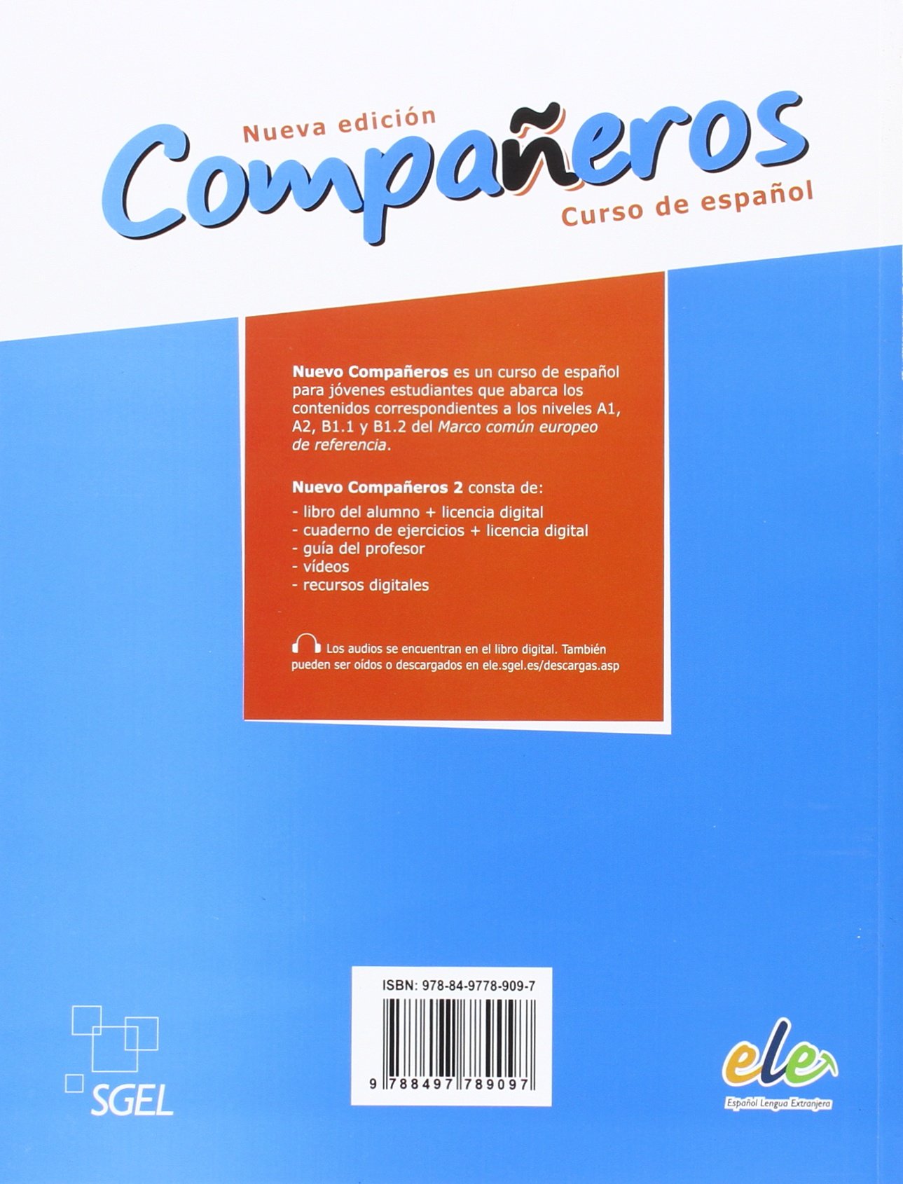 Companeros 2: Libro del alumno - Curso de espanol A2 | Francisca Castro , Ignacio Rodero, Carmen Sardinero