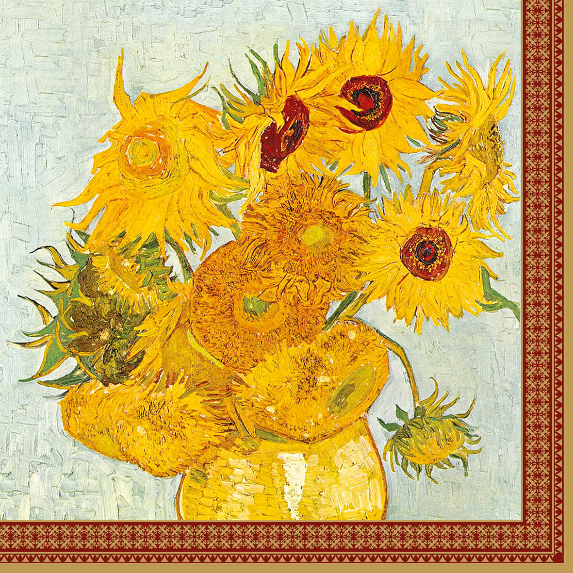 Set servetele - Vase With Twelve Sunflowers | Easy Life