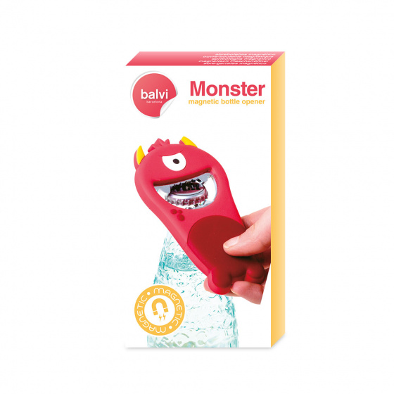 Desfacator sticla - Monster, Red | Balvi - 1 | YEO