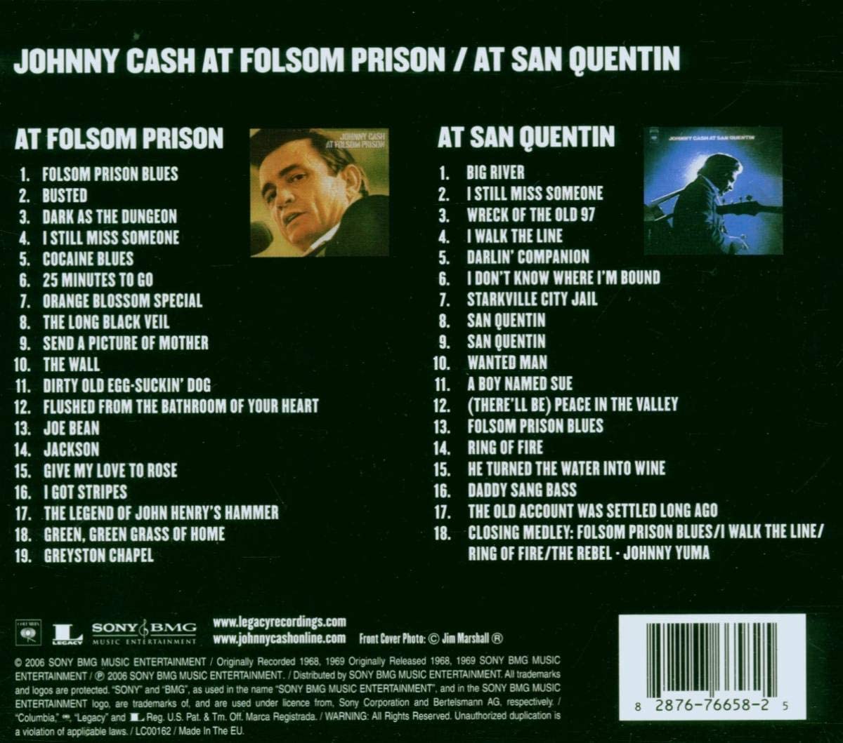 Johnny Cash At Folsom Prison / At San Quentin | Johnny Cash image1