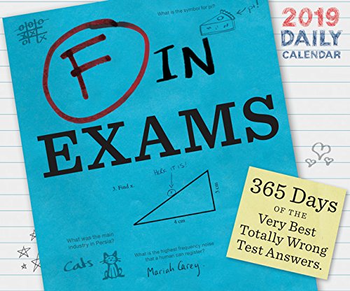 Calendar 2019 - F in Exams | Littlehampton Book