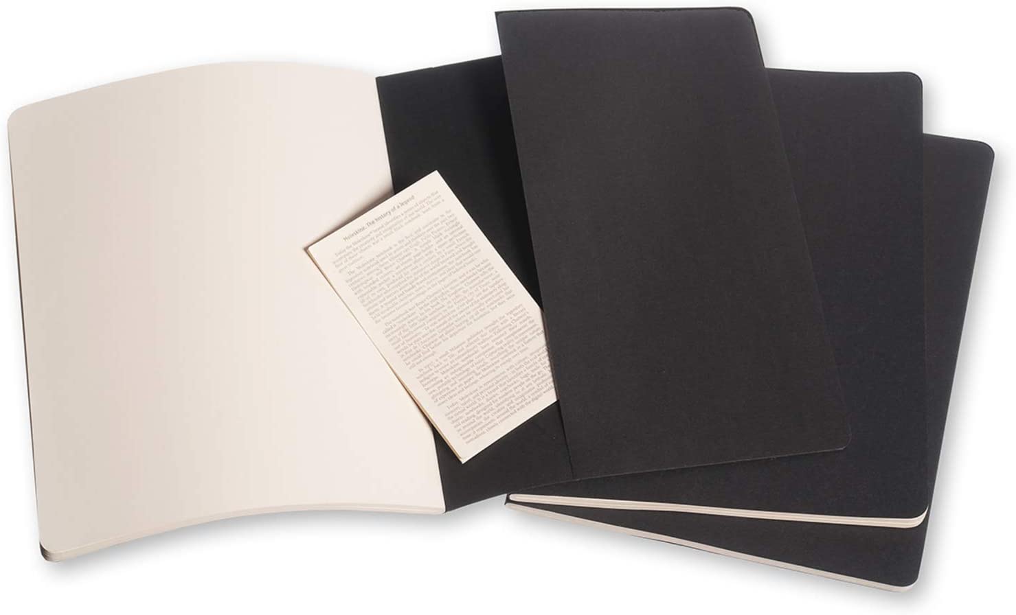 Set 3 caiete - Moleskine Cahier - Extra Large, Plain - Black | Moleskine - 2 | YEO