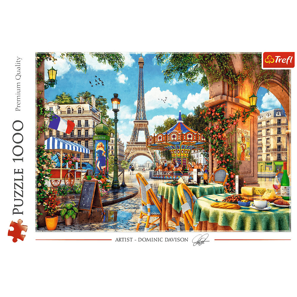 Puzzle 1000 de piese - Parisian Morning | Trefl - 1