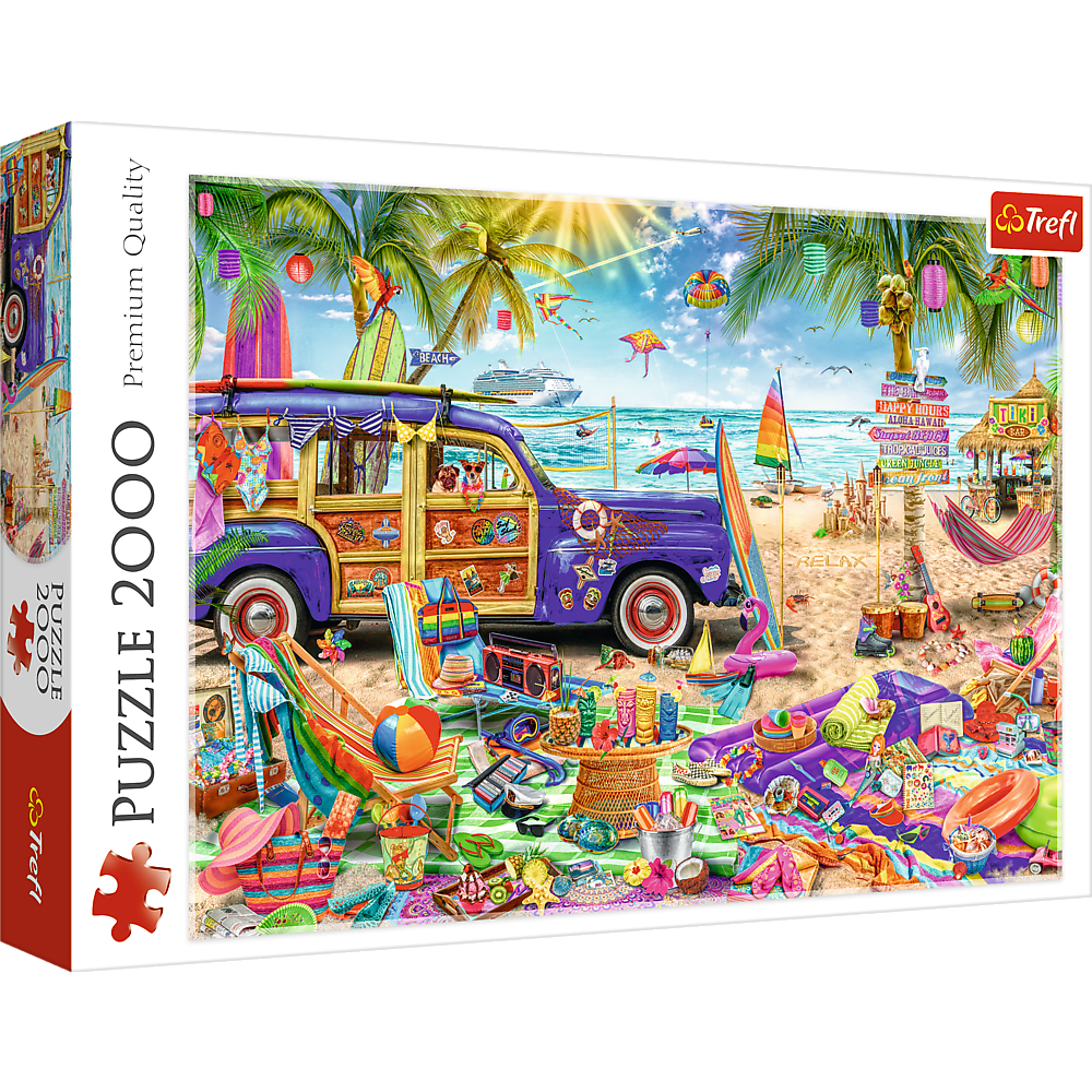 Puzzle 2000 de piese - Tropical Holidays | Trefl