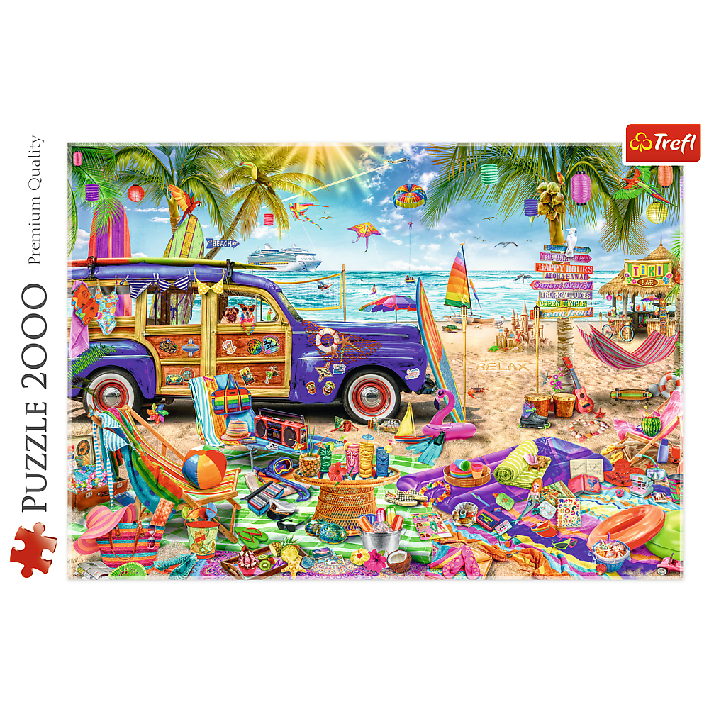 Puzzle 2000 de piese - Tropical Holidays | Trefl - 1