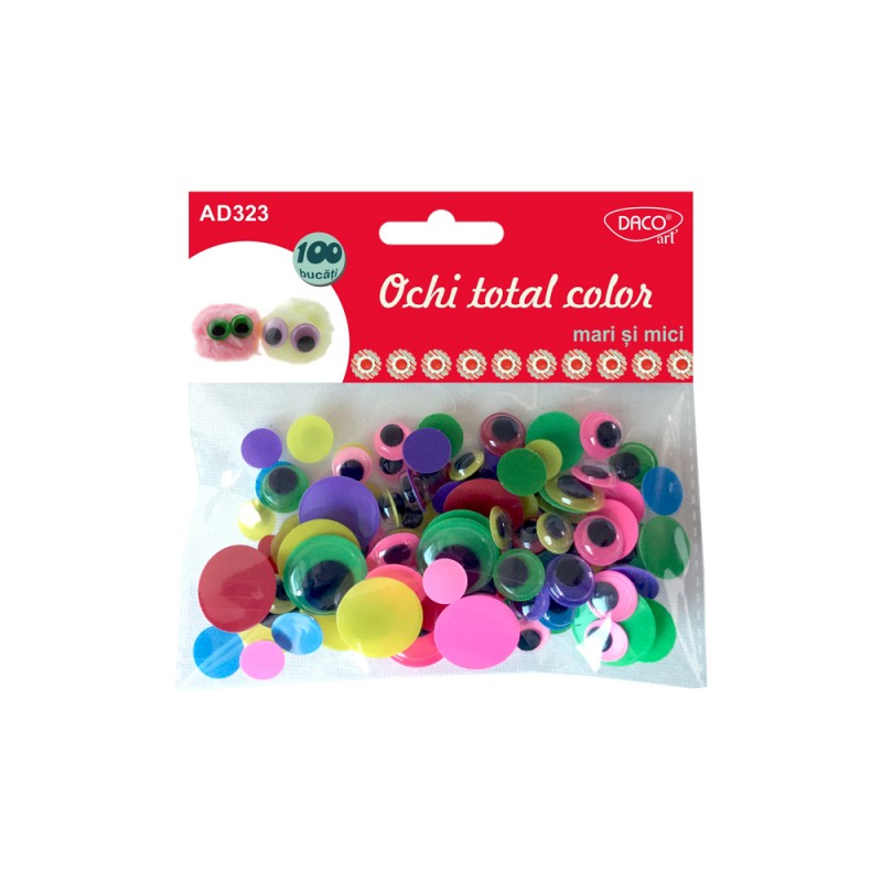  Accesorii craft - Ochi Total Color - Mari si Mici | Daco 