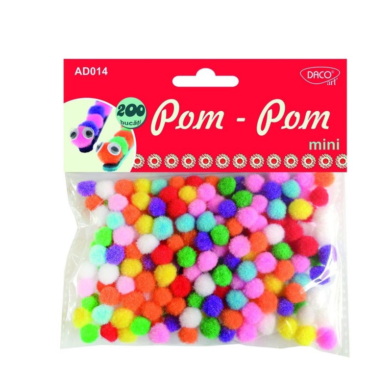 Accesorii craft - Pom Pom, mini | Daco Art