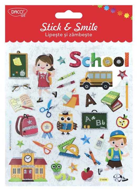 Stickere - Stick and Smile - School | Daco