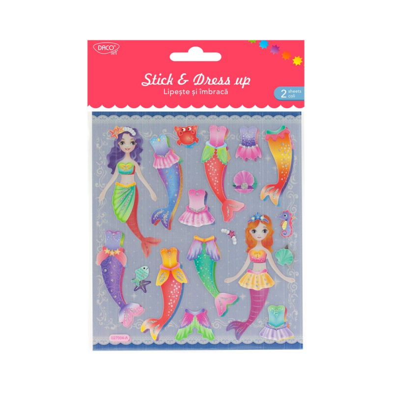Abtibild - Stick and Dress Up - Mermaid