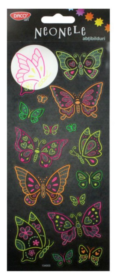 Stickere - Neonele - Butterflies | Daco