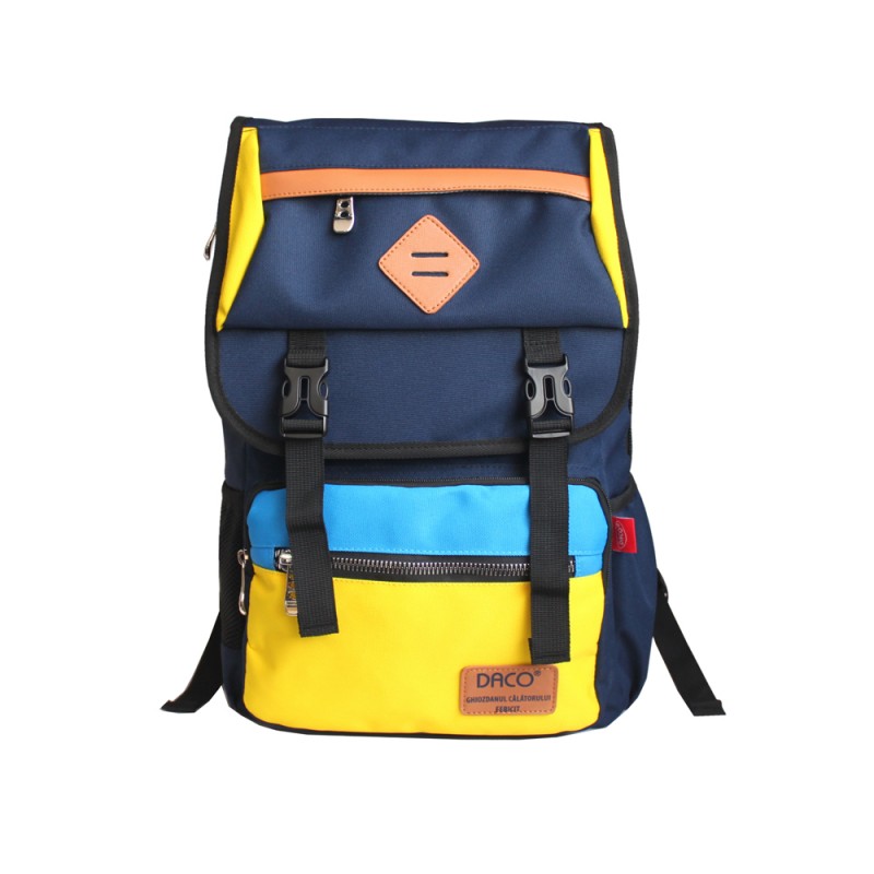 Ghiozdan - Bleumarin/Galben, 46 X 32 X 18 cm