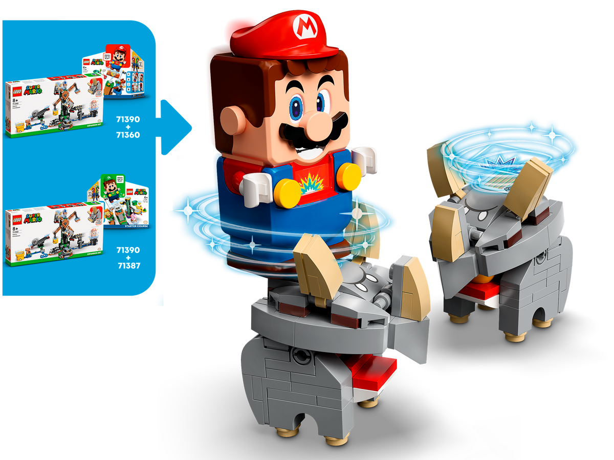 LEGO Super Mario - Reznor Knockdown Expansion Set (71390) | LEGO - 5 | YEO