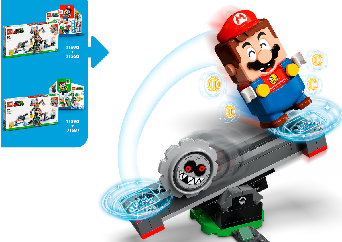 LEGO Super Mario - Reznor Knockdown Expansion Set (71390) | LEGO - 7 | YEO