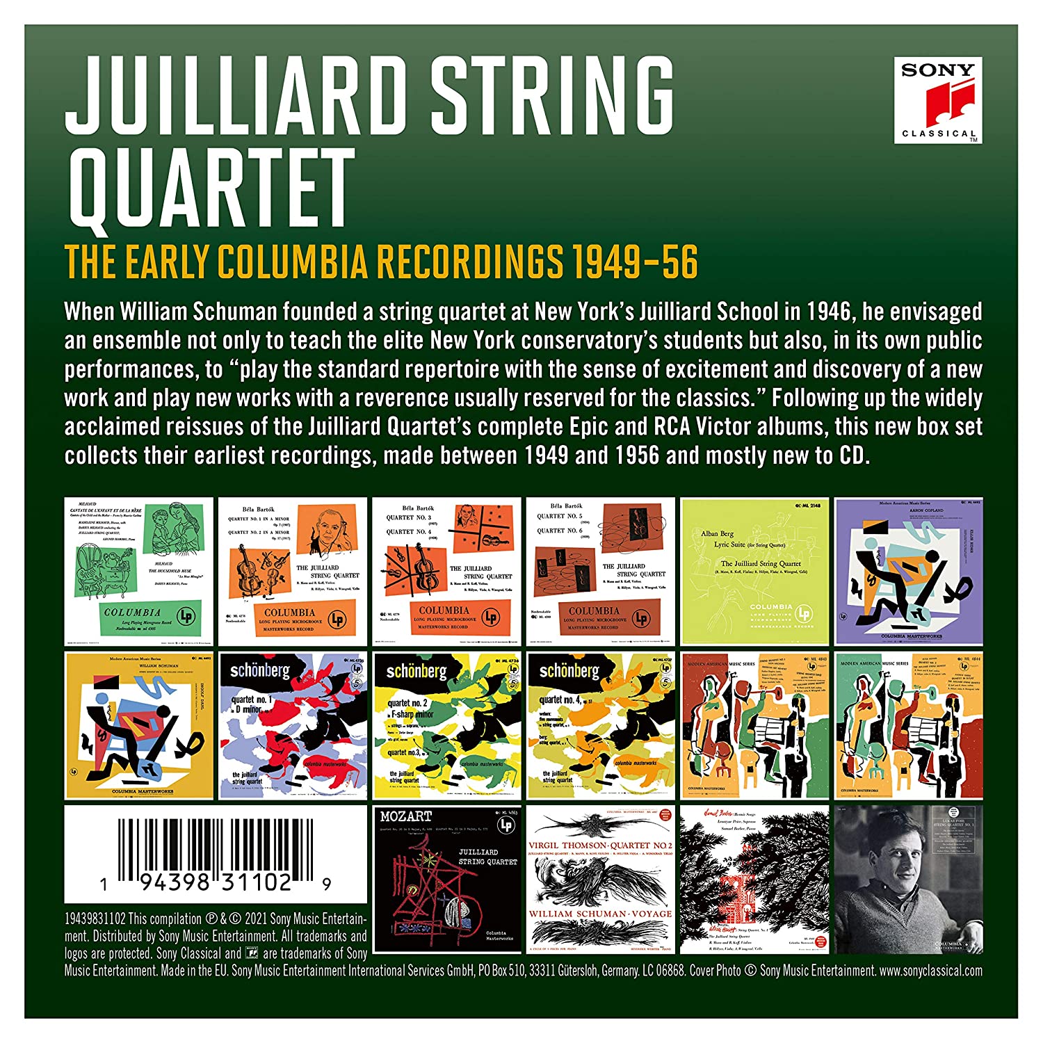 The Early Columbia Recordings 1949-56 | Juilliard String Quartet, Various Composers