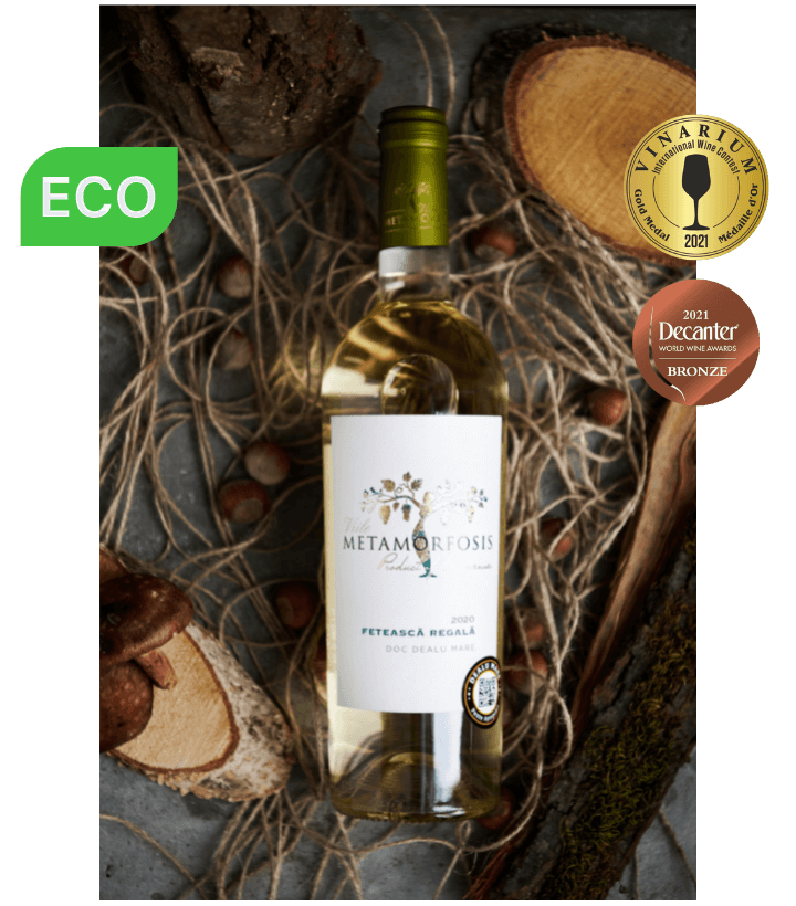 Vin alb sec - Metamorfosis - Feteasca Regala Eco, 2020 | Viile Metamorfosis - 1 | YEO