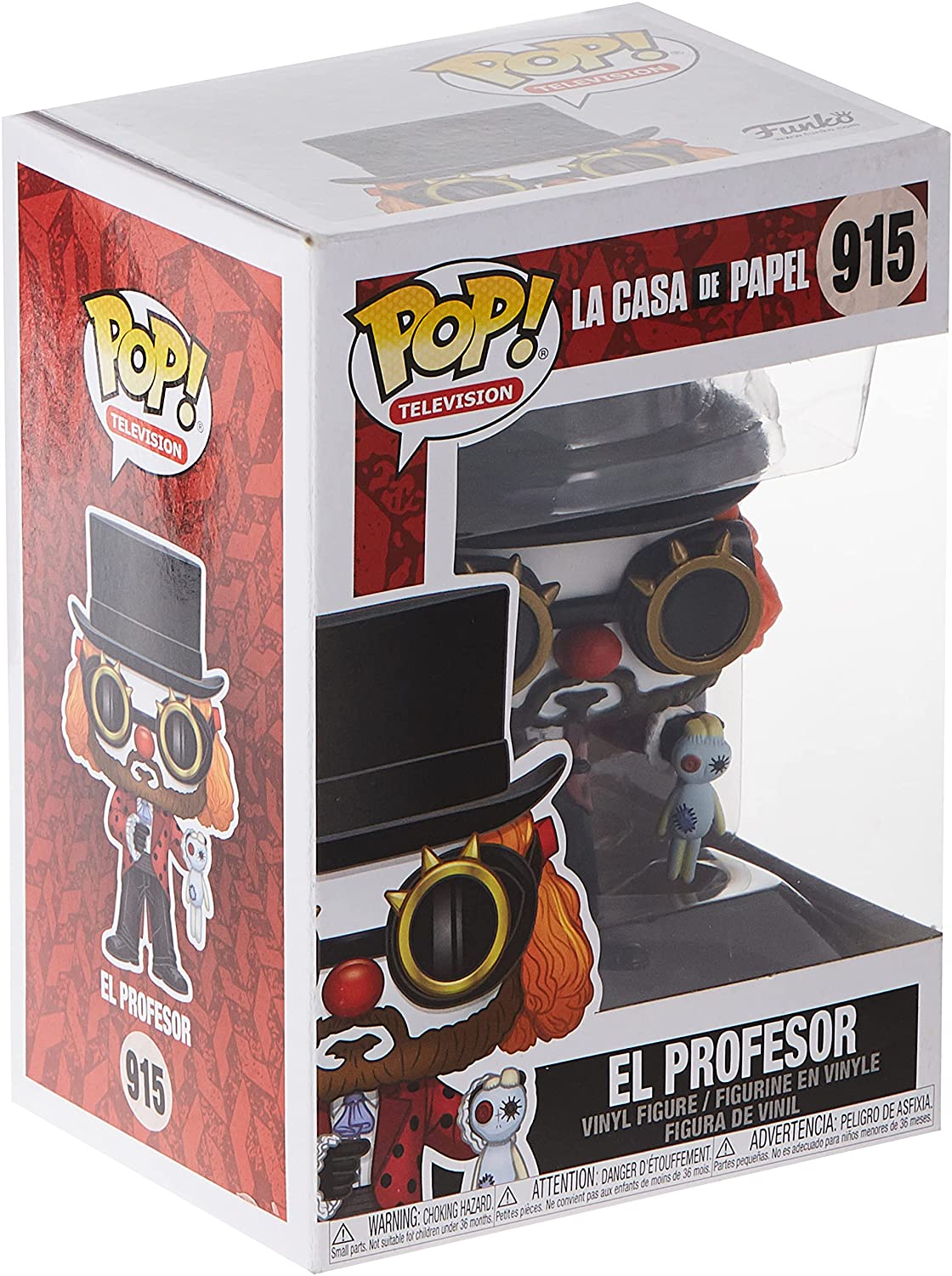 Figurina - La Casa de Papel - El Professor - O Clown | FunKo