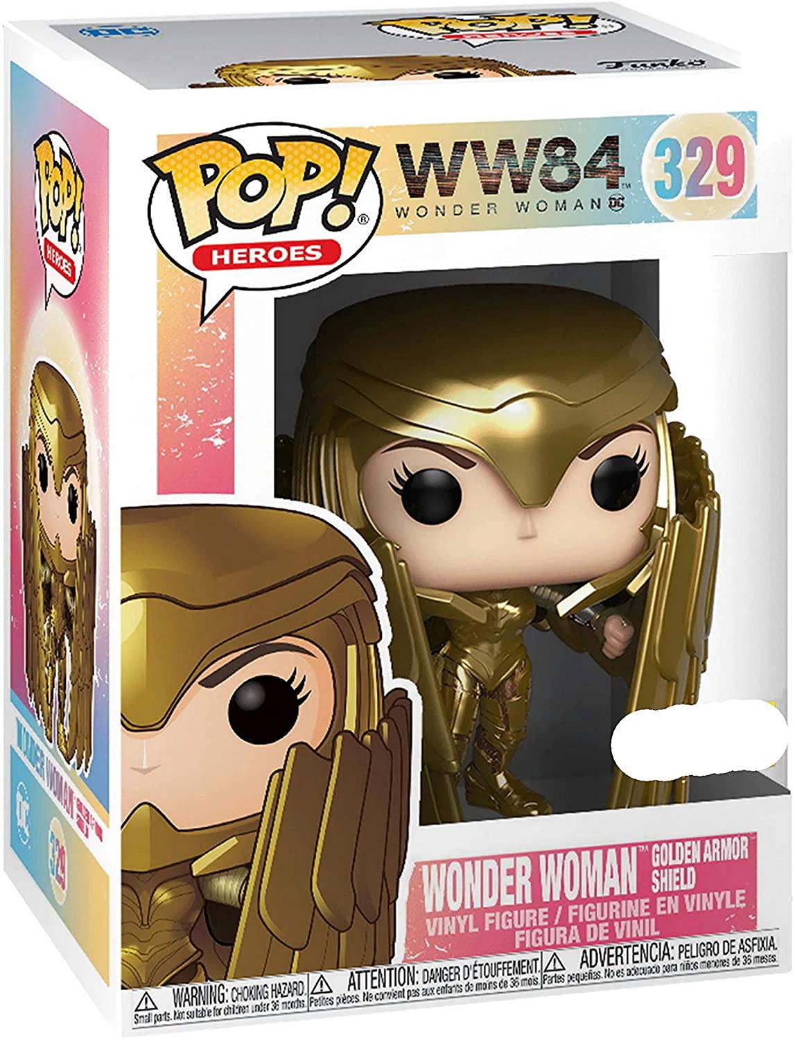 Figurina - WW84 - Wonder Woman with Golden Armour Shield | FunKo