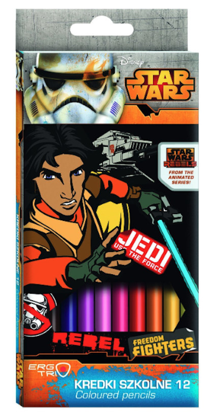 Creioane colorate - Star Wars Rebels, 12 culori | Starpak