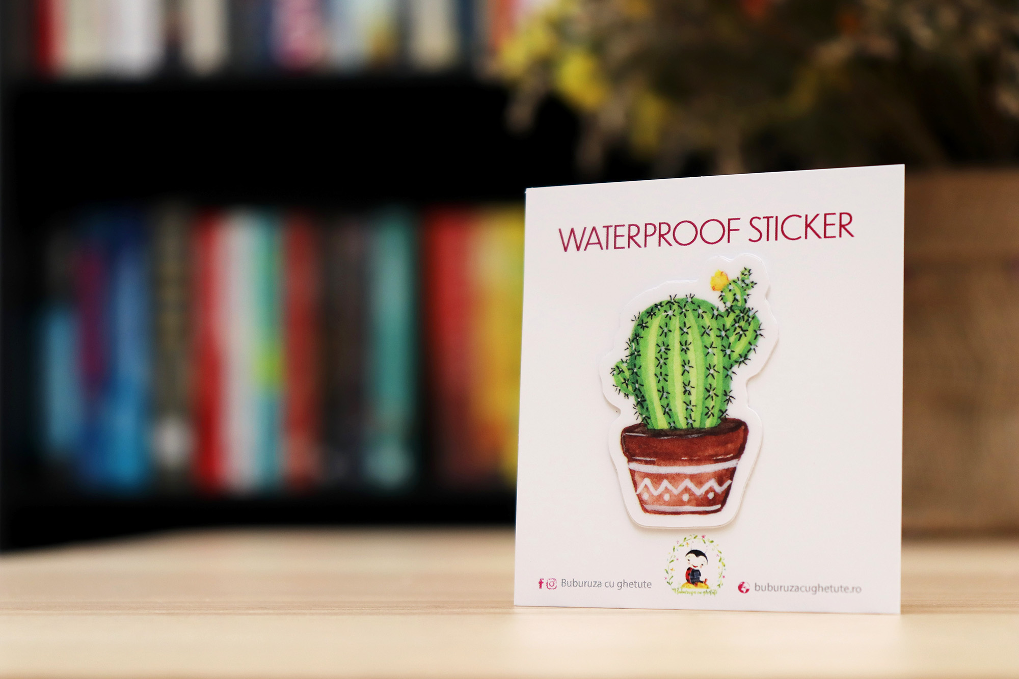 Sticker - Cactus | Buburuza cu ghetute - 2 | YEO