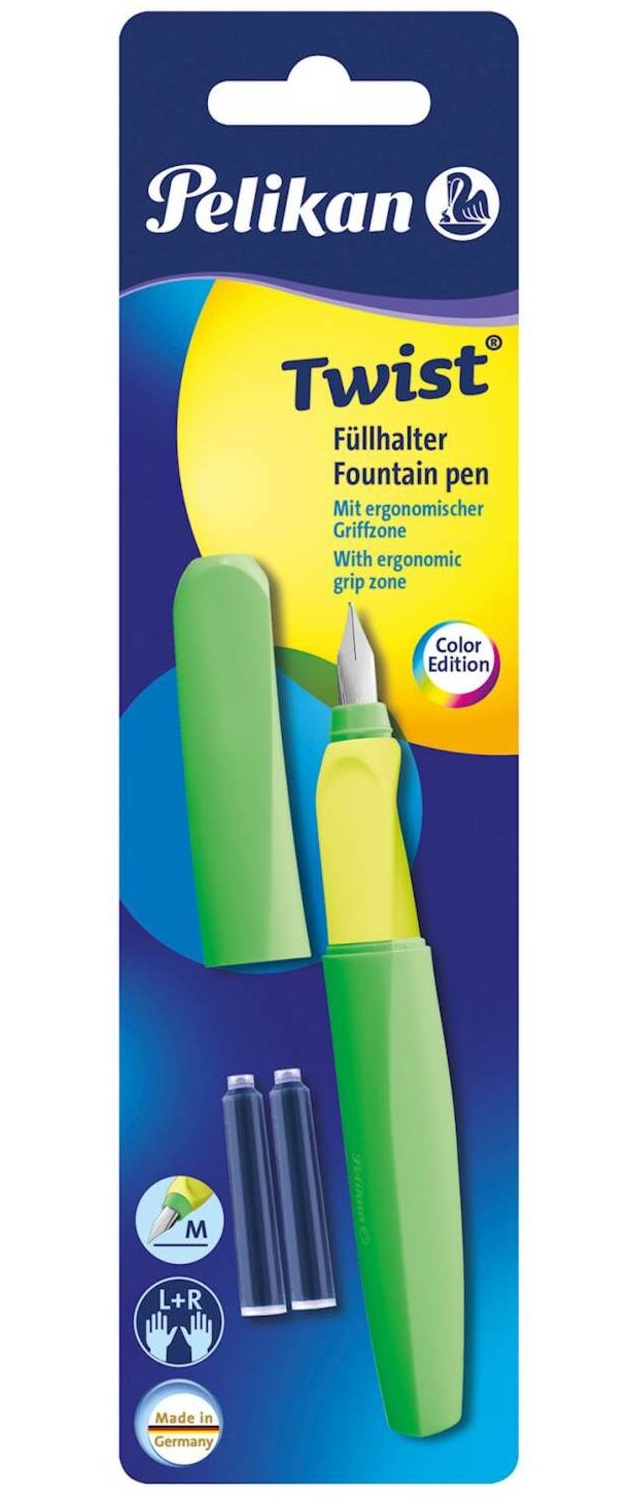 Stilou - Twist - Verde Neon, penita M | Pelikan - 2 | YEO