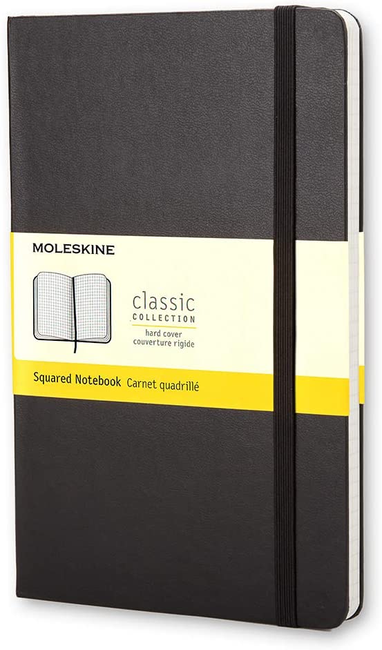 Carnet - Moleskine Classic - Pocket, Hard Cover, Squared - Black | Moleskine