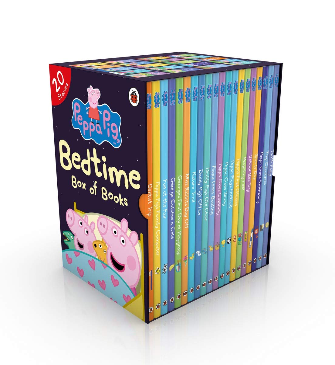 Peppa Pig Bedtime Box of Books 20 Stories Ladybird | Peppa Pig