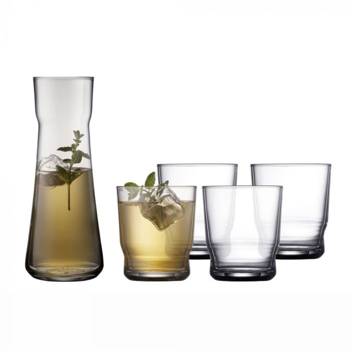 Set carafa cu 4 pahare - Lissabon Clear | Lyngby Glas