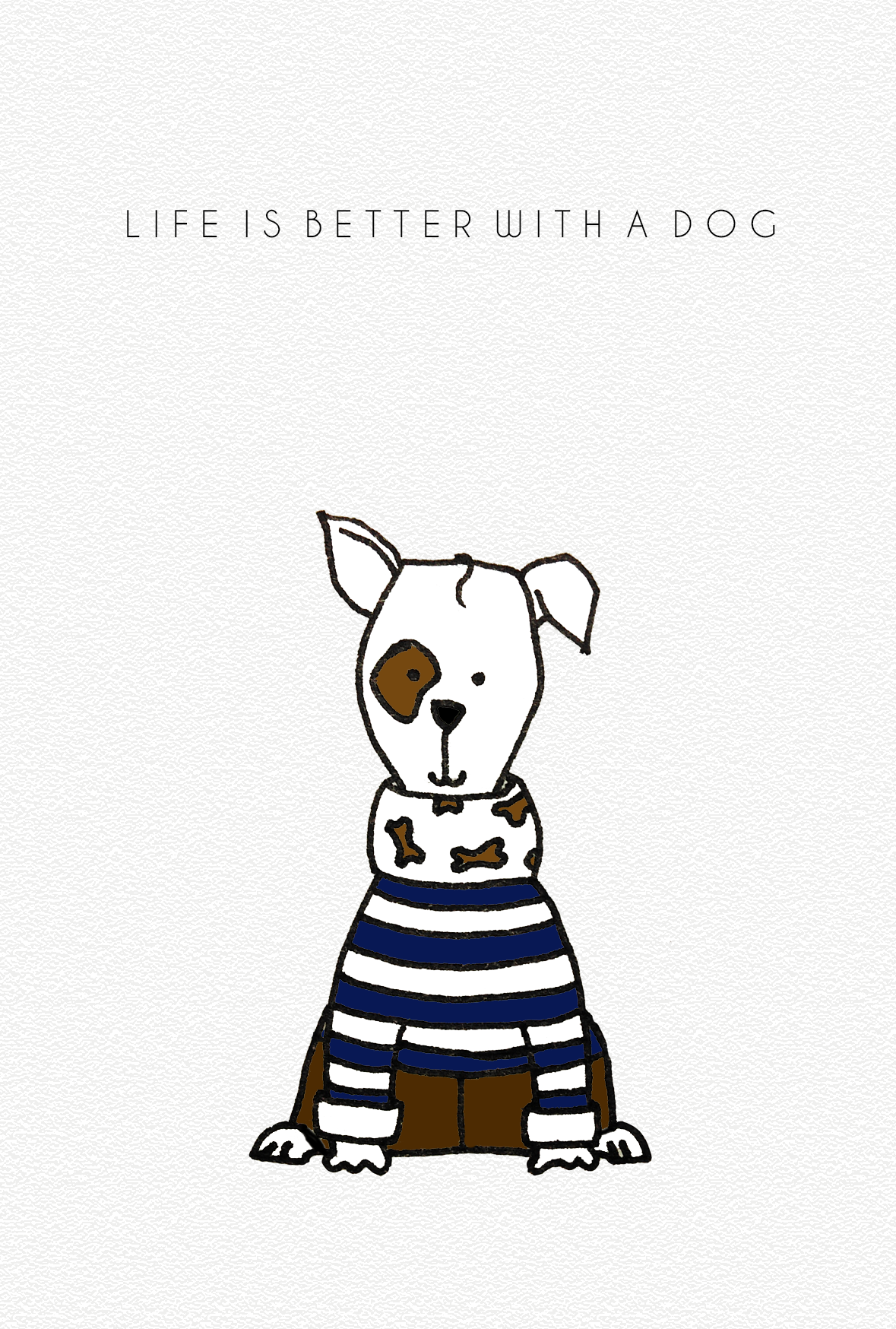 Carnet A6 - Life is better with a dog | Zsazsa Notebook