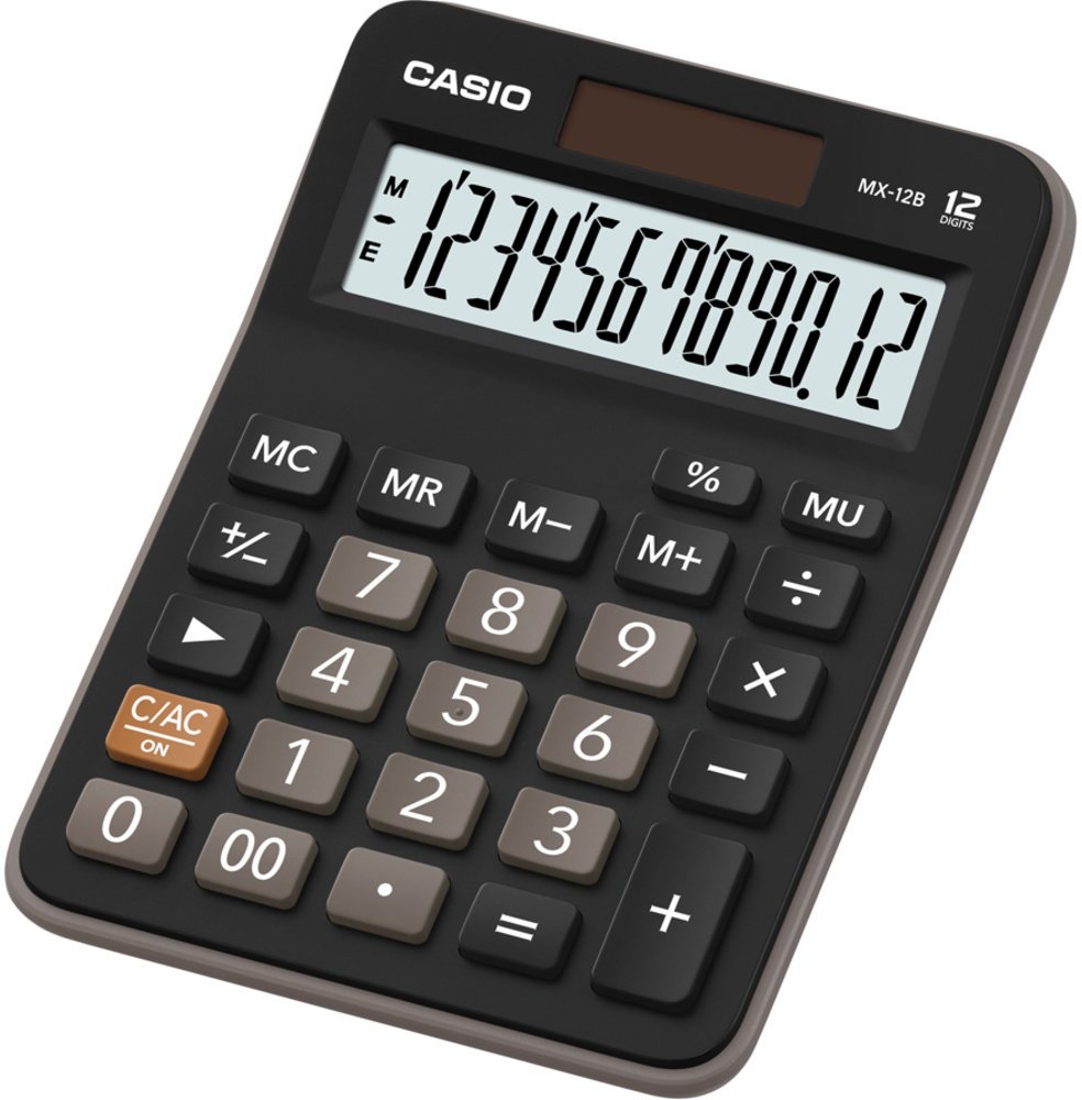 Calculator De Birou - 12 Digits Mx-12b - Black | Casio