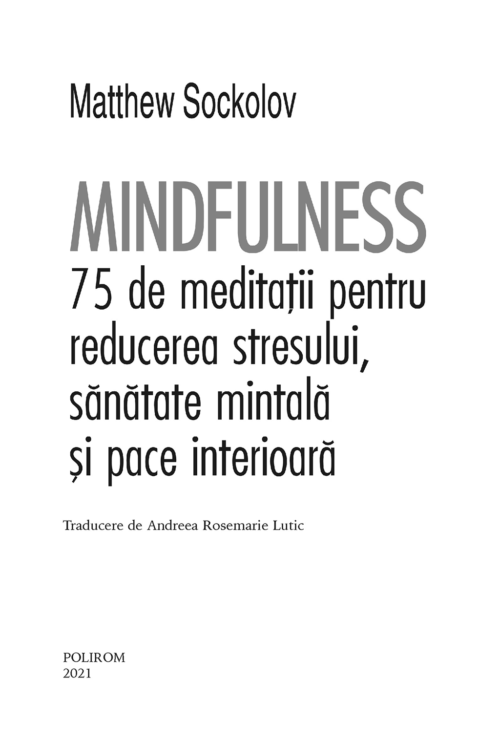 Mindfulness | Matthew Sockolov - 3 | YEO