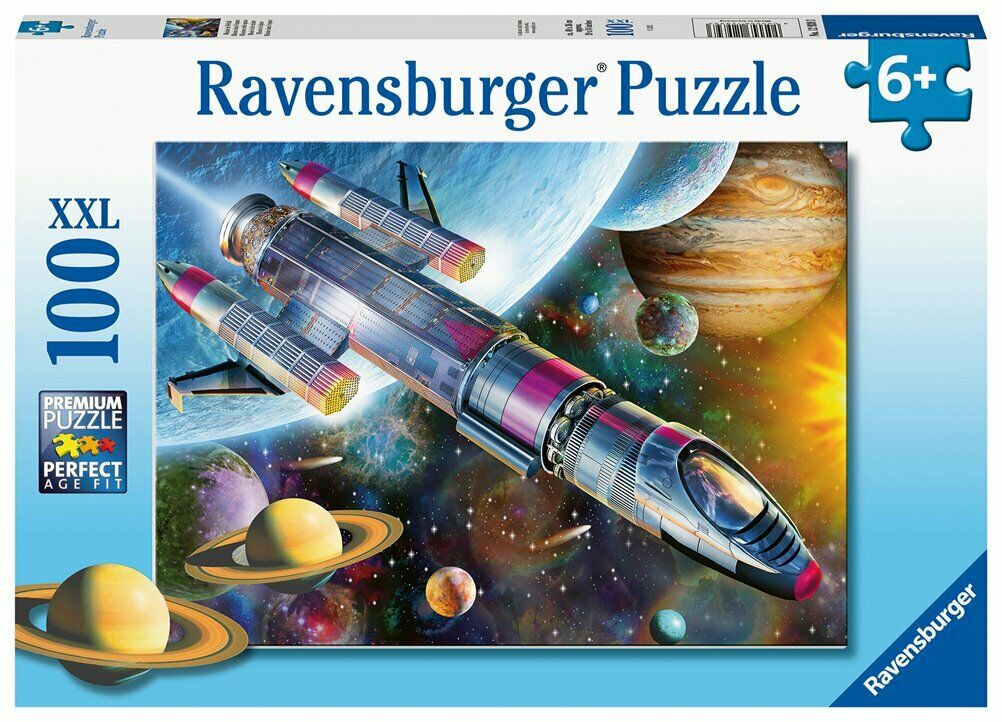 Puzzle 100 piese - Misiune in Spatiu | Ravensburger