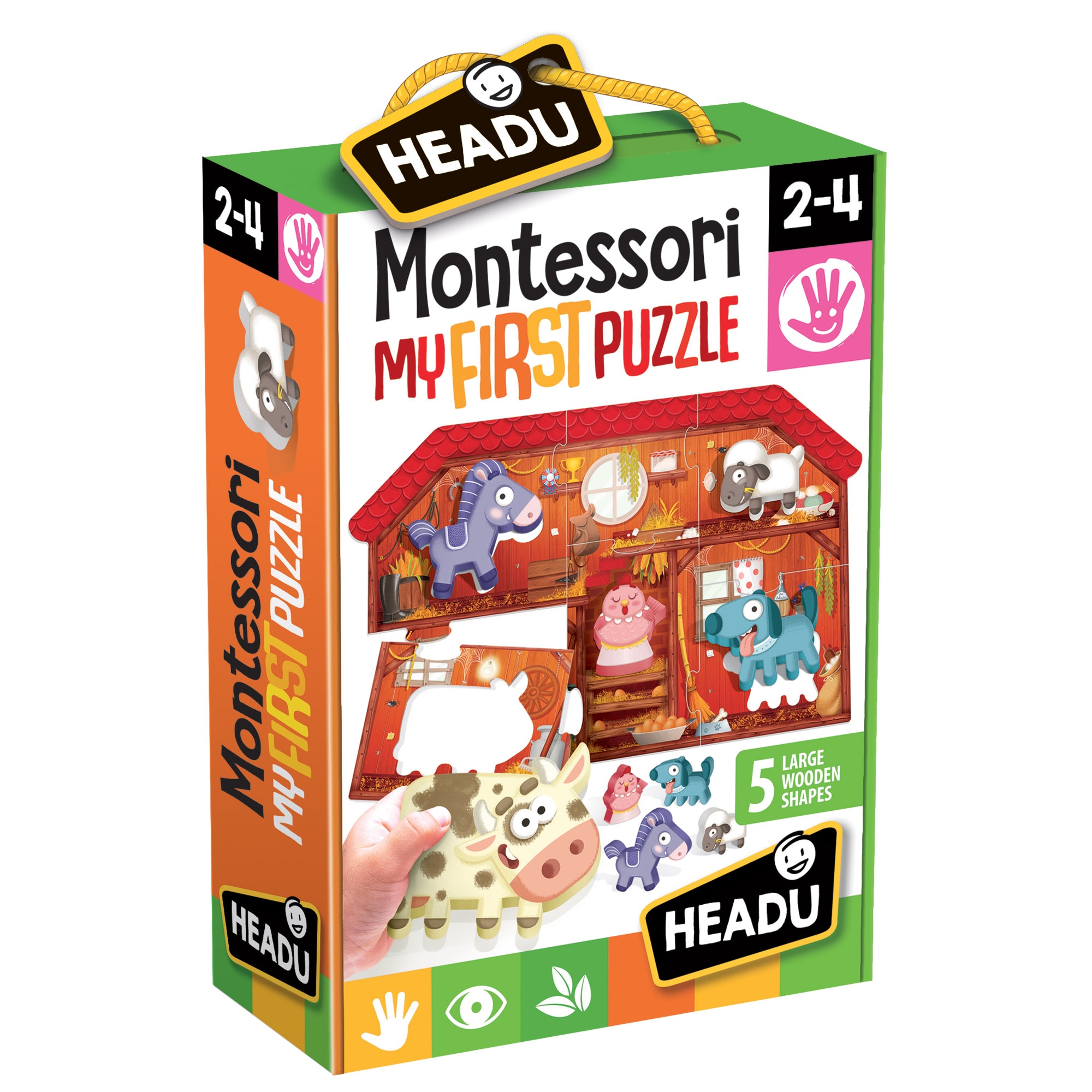 Montessori - Primul meu puzzle - Ferma | Headu