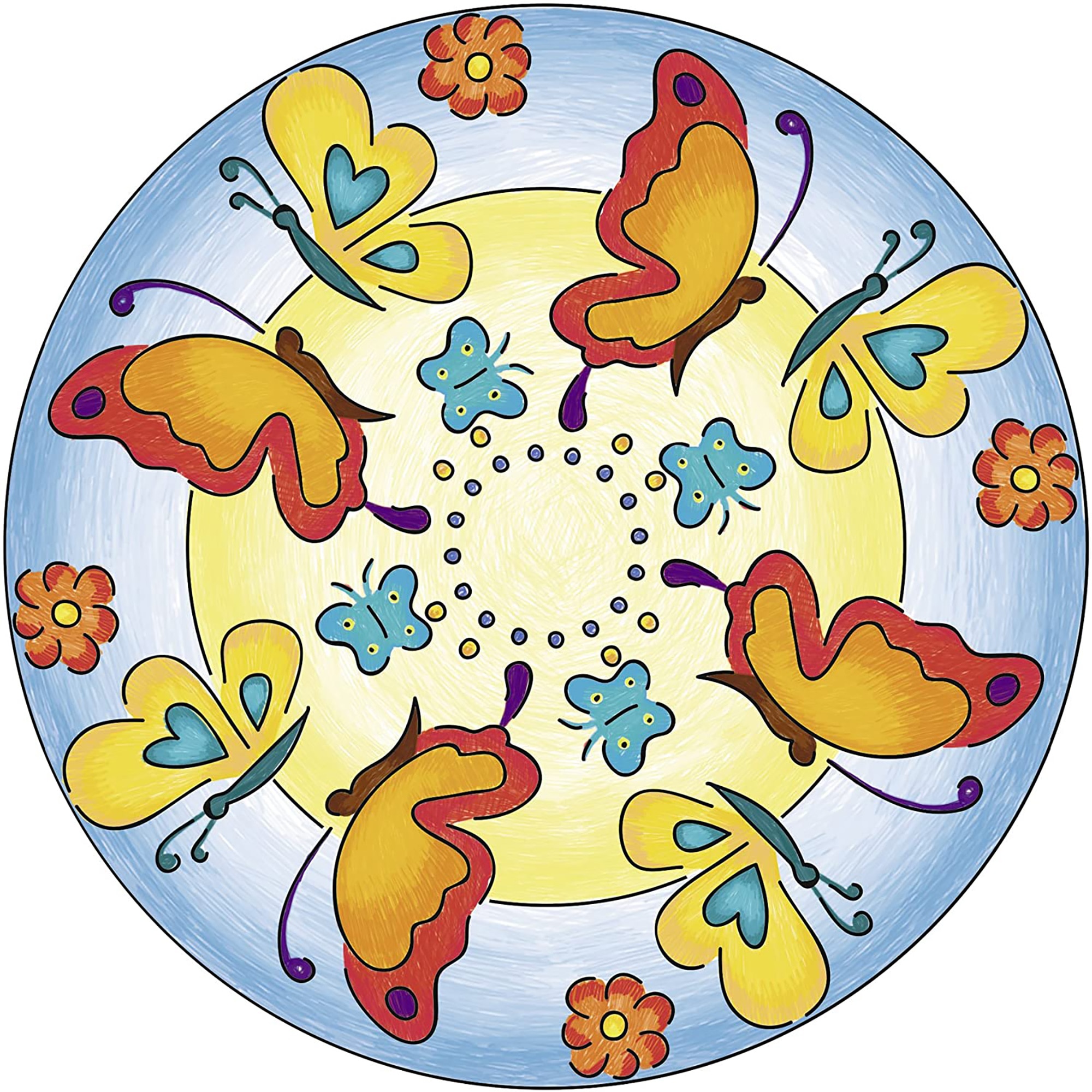 Set de creatie - Mandala Designer - Flori si Fluturi | Ravensburger - 4 | YEO