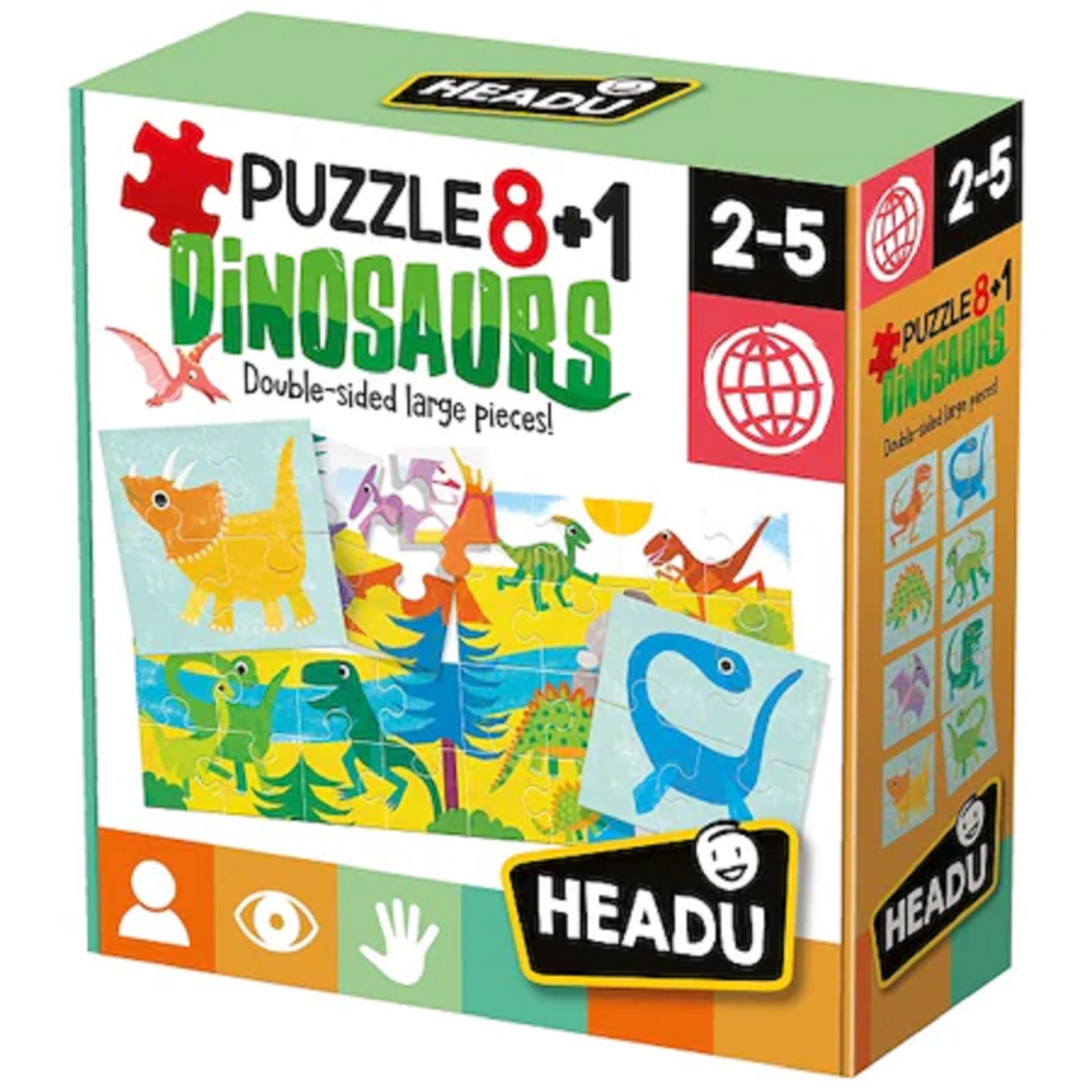 Puzzle - Dinozauri 8 + 1 | Headu
