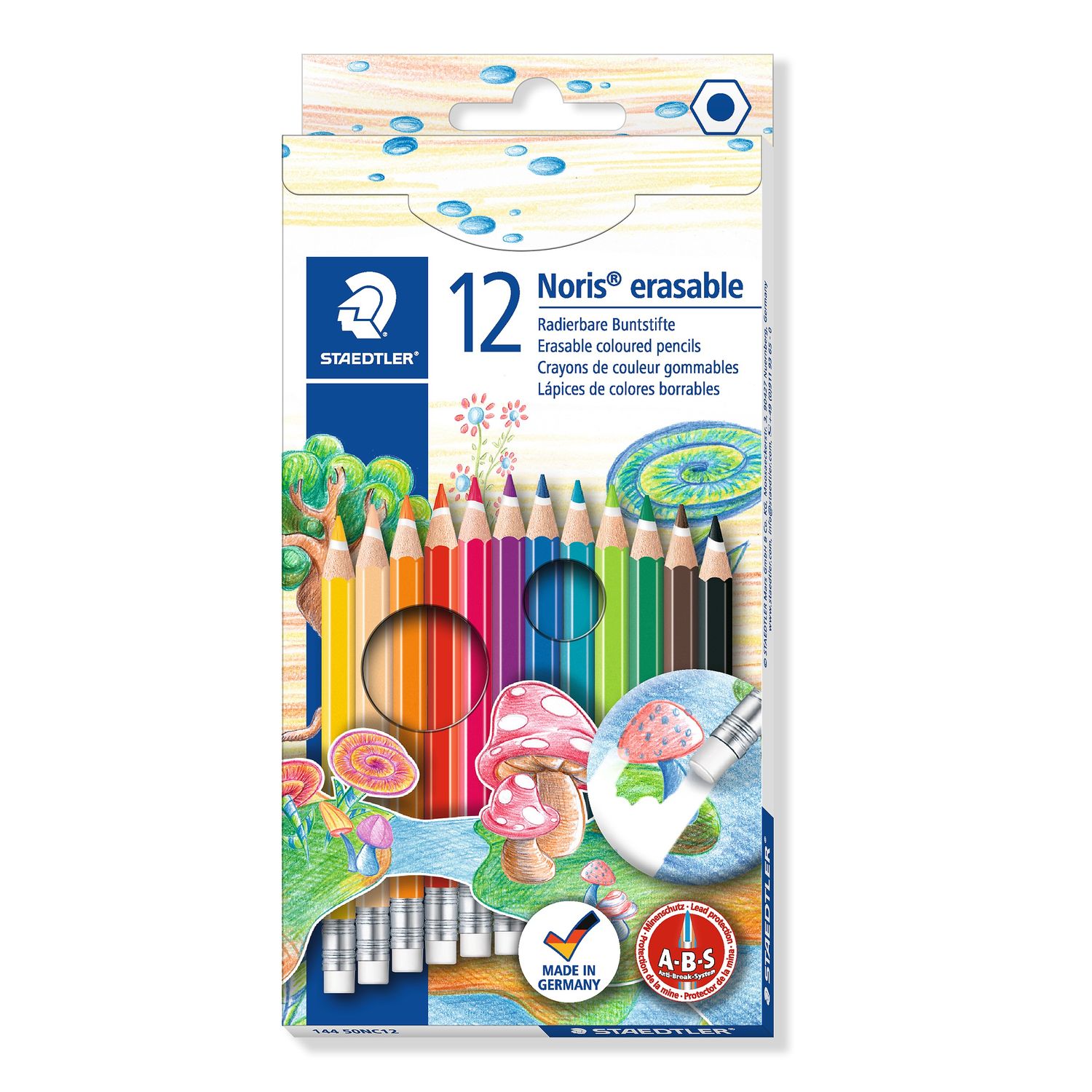Set 12 creioane colorate - Noris - Erasable | Staedtler image0
