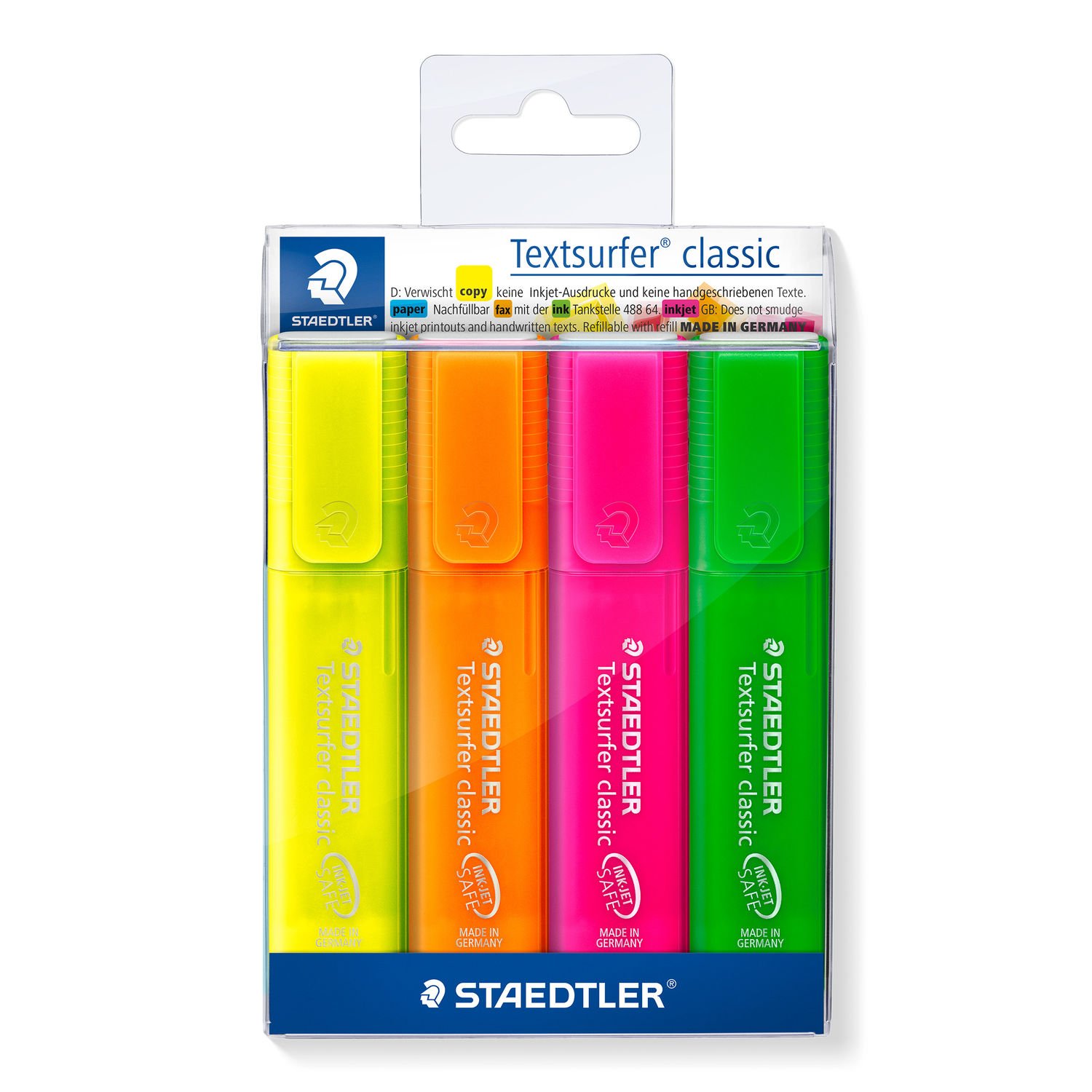 Set 4 markere - Textsurfer - Classic Pastel | Staedtler