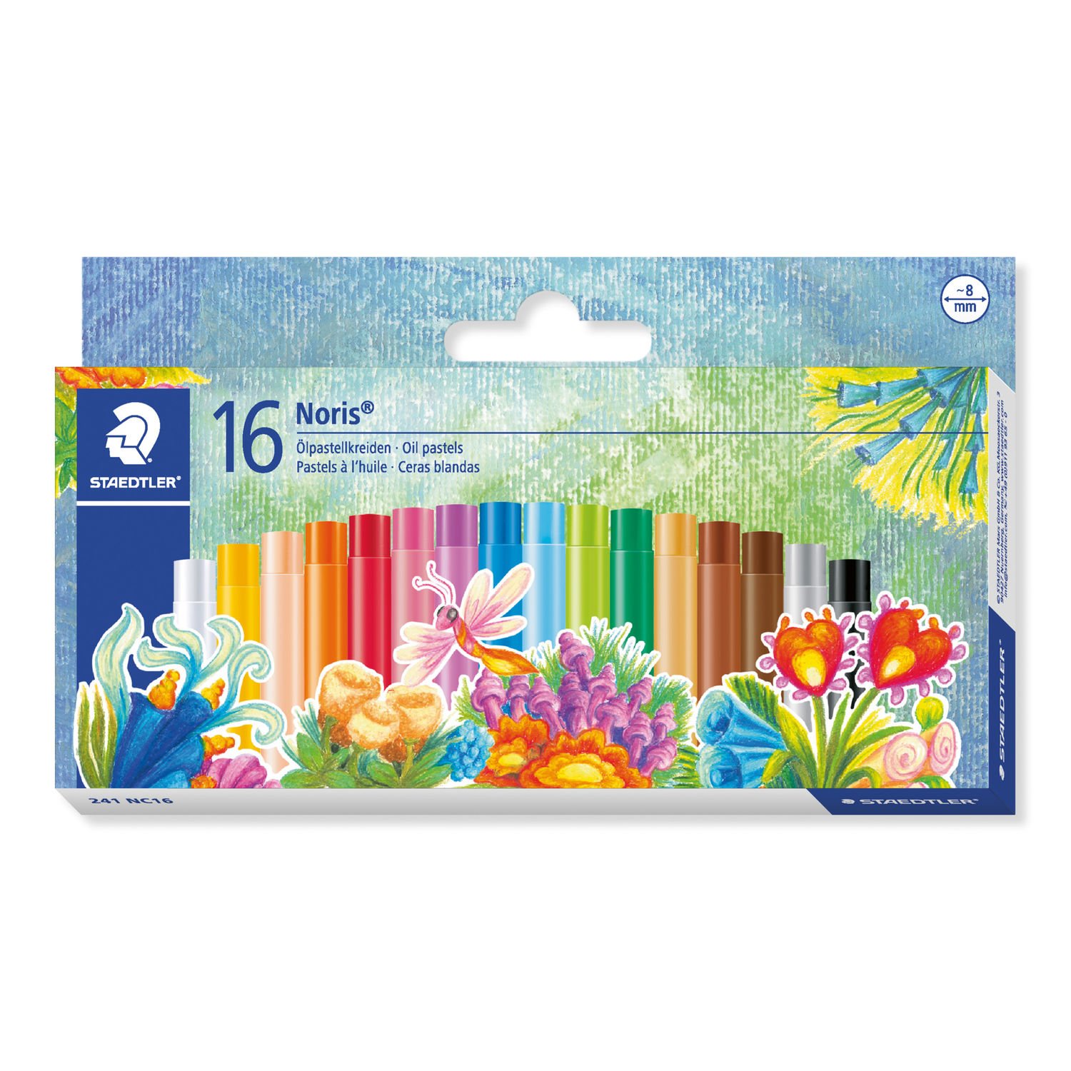 Set 16 creioane colorate - Baza de Ulei | Staedtler - 4 | YEO