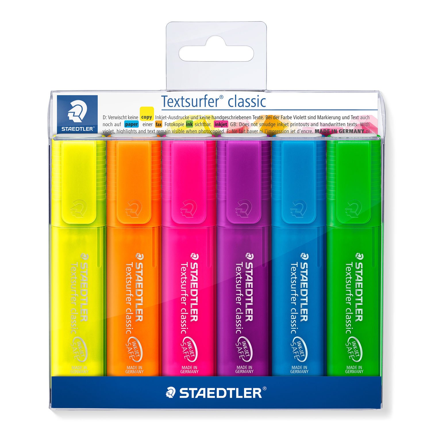 Set 6 markere - Textsurfer - Classic Pastel | Staedtler - 2 | YEO