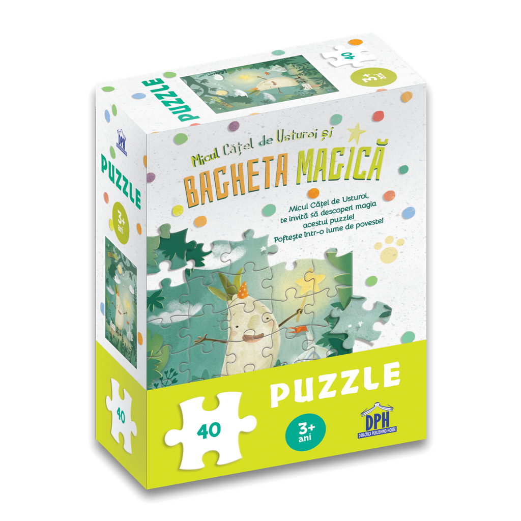 Puzzle - Micul catel de usturoi si bagheta magica | Didactica Publishing House