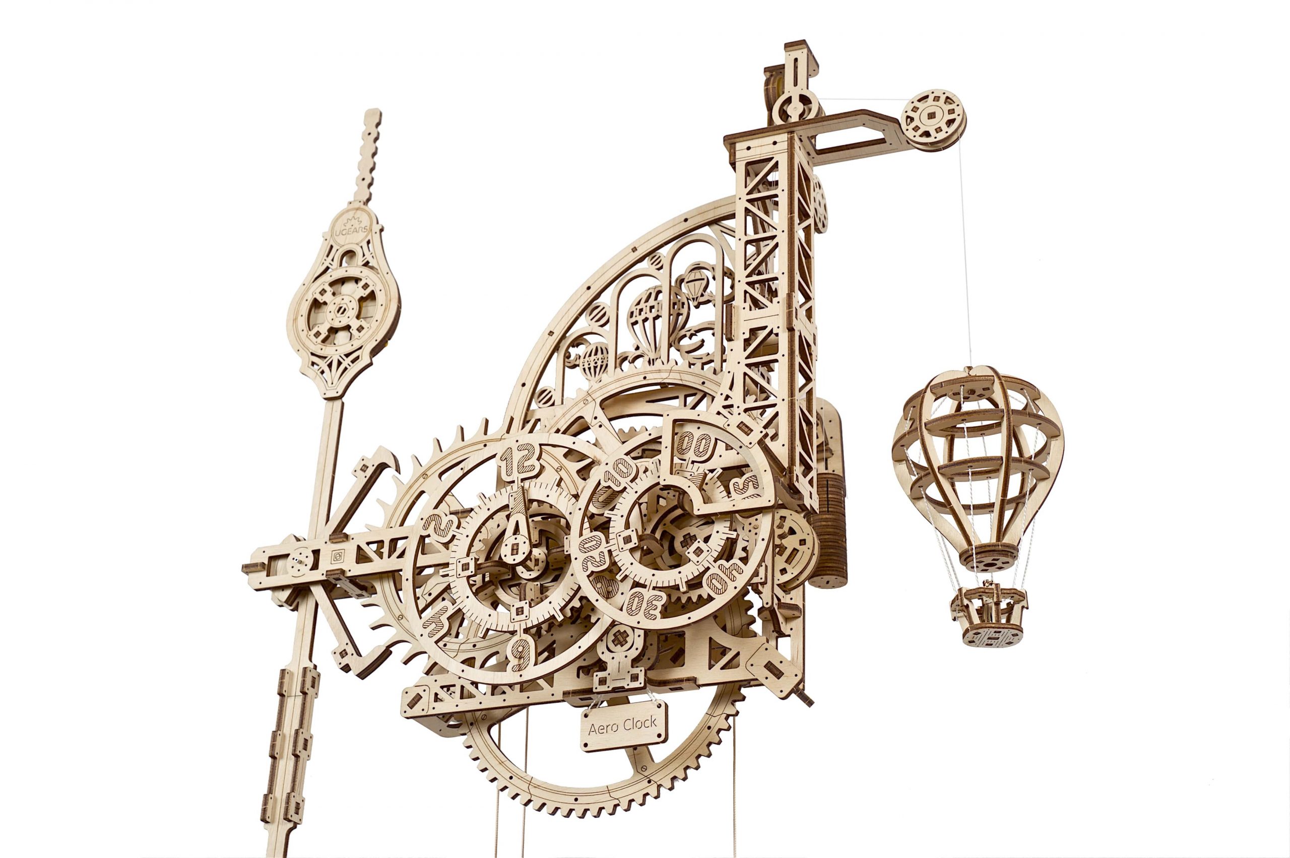 Puzzle 3D - Ceas de perete cu pendul | Ugears