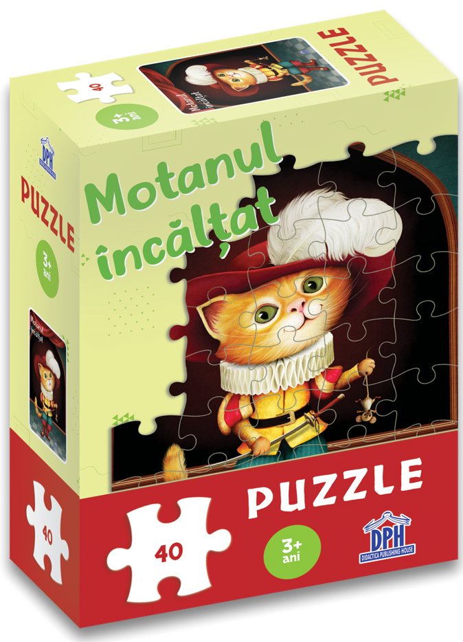 Puzzle: Motanul incaltat | Didactica Publishing House