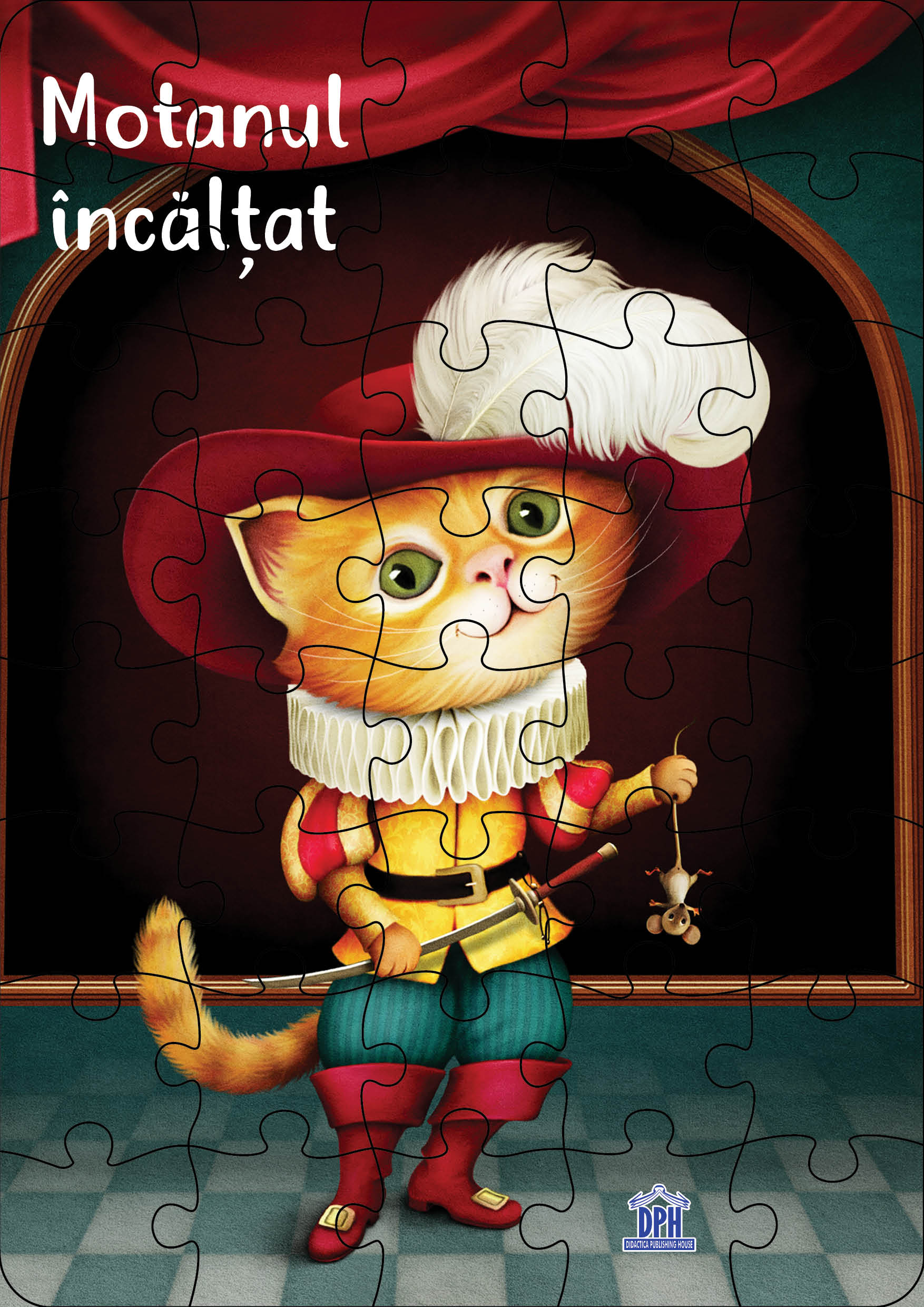 Puzzle: Motanul incaltat | Didactica Publishing House - 1
