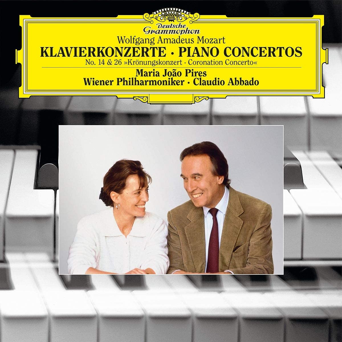 Mozart: Piano Concertos No. 14 & 26 - Vinyl | Maria-Joao Pires, Wiener Philharmoniker, Claudio Abbado