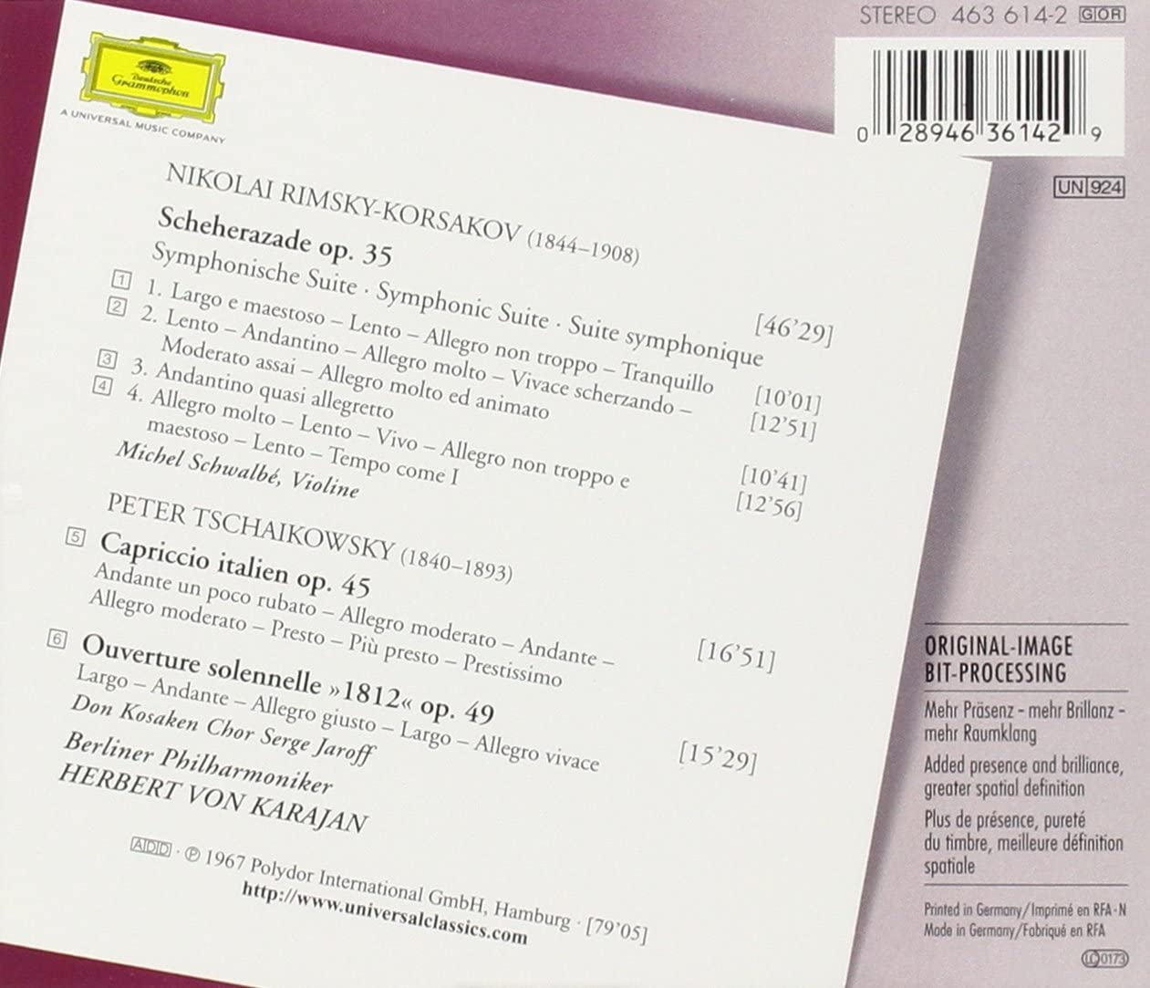 Rimsky-Korsakov: Scheherazade | Berliner Philharmoniker, Herbert von Karajan