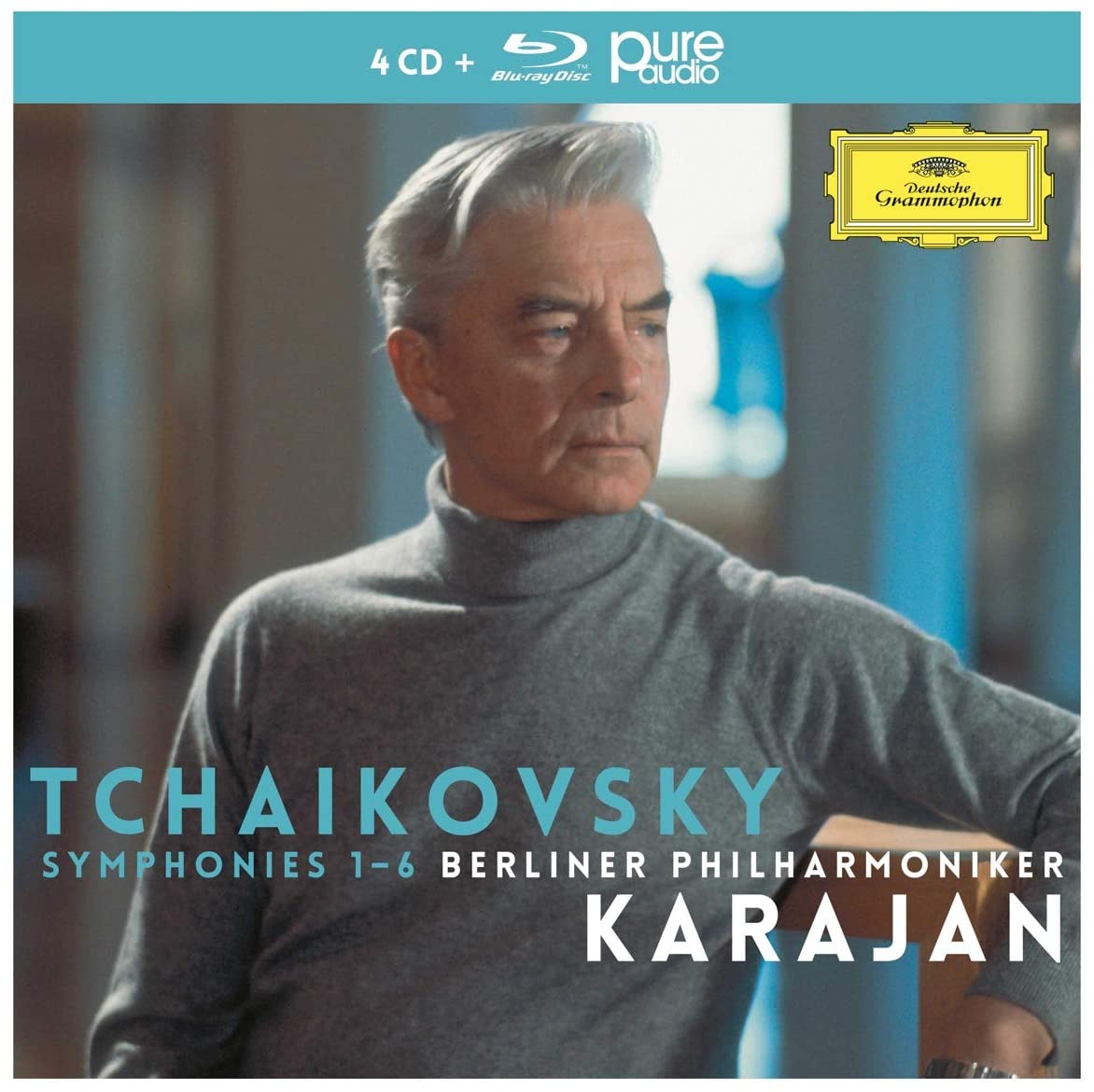 Tchaikovsky - Symphonies 1 - 6 (4xCD + Blu Ray Disc) | Berliner Philharmoniker, Herbert von Karajan