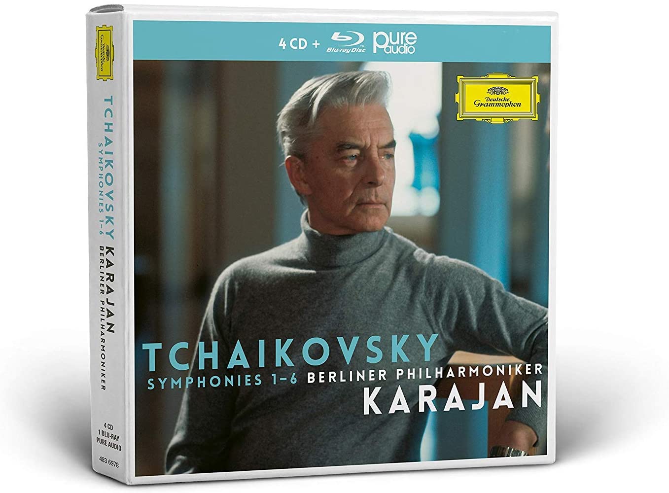 Tchaikovsky - Symphonies 1 - 6 (4xCD + Blu Ray Disc) | Berliner Philharmoniker, Herbert von Karajan