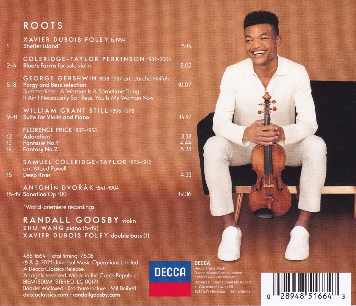 Randall Goosby: Roots | Randall Goosby, Various Composers